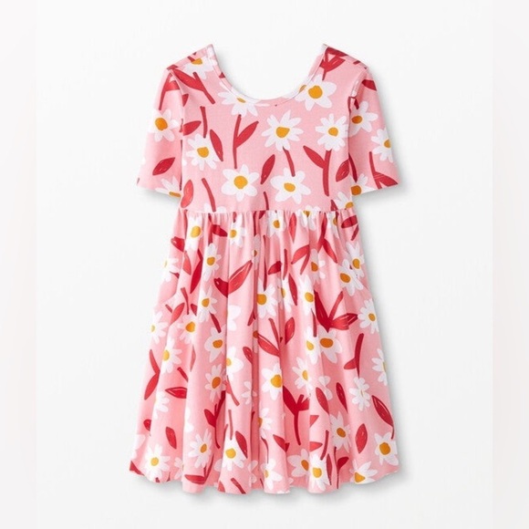 hanna anderson | Print Skater Dress with Pockets | girl's size 4 - Picture 1 of 8
